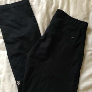 Volcom Black Chino Pants